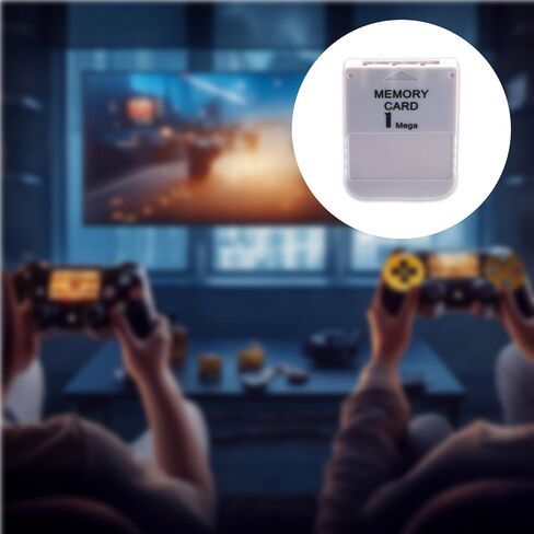 1MB Memory Card Compatible for PS1 Game Console Fast Read Write,Game Saving Card Compatible with PS1 Classic Game Systems in Saudi Arabia