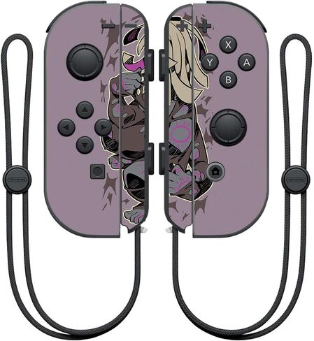 MightySkins Skin Compatible with Nintendo Joy-Con Controller - Shadow Girl | Protective, Durable, and Unique Vinyl Decal wrap Cover | Easy to Apply, Remove, and Change Styles | Made in The USA in Saudi Arabia