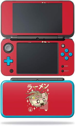 MightySkins Skin Compatible with Nintendo New 2DS XL - Ramen Kawaii | Protective, Durable, and Unique Vinyl Decal wrap Cover | Easy to Apply, Remove, and Change Styles | Made in The USA in Saudi Arabia
