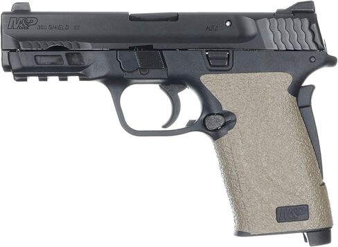 TALON Grips Adhesive Grip – Compatible with Smith & Wesson M&P Shield EZ 9mm/.380– Made in The USA in Saudi Arabia