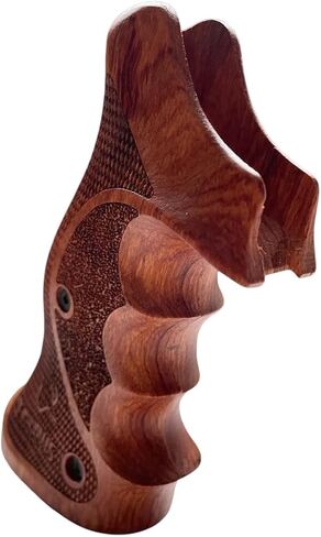 New Handmade Grip Compatible with Tauurus Tracker/Judge 17 44 415 425 450 617 627 692 Rough Texture Engraved, Padauk Wood #Track04 in Saudi Arabia
