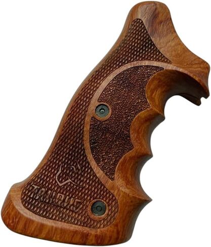 New Handmade Grip Compatible with Tauurus Tracker/Judge 17 44 415 425 450 617 627 692 Rough Texture Engraved, Padauk Wood #Track04 in Saudi Arabia