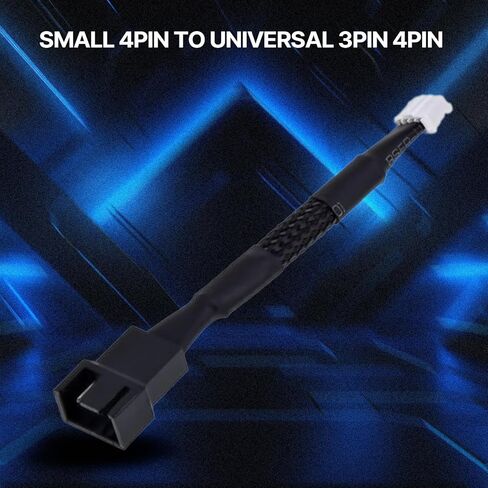 4PIN إلى 4Pin 3Pin بطاقة الرسومات PWM كابل مروحة اتصال 15 سم in Kuwait