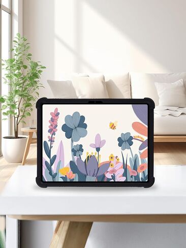 حافظة كمبيوتر لوحي HUION Kamvas Slate 13 مقاس 12.7 بوصة، حامل من السيليكون الناعم BOVUGAC قابل للتعديل مقاوم للصدمات لجهاز HUION Kamvas Slate13 مقاس 12.7 بوصة (أسود) in Saudi Arabia