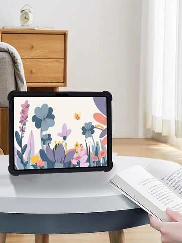 حافظة كمبيوتر لوحي HUION Kamvas Slate 13 مقاس 12.7 بوصة، حامل من السيليكون الناعم BOVUGAC قابل للتعديل مقاوم للصدمات لجهاز HUION Kamvas Slate13 مقاس 12.7 بوصة (أسود) in Saudi Arabia