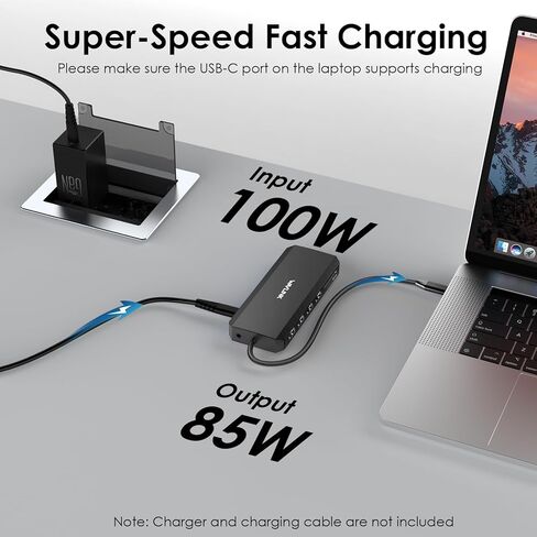 WAVLINK Laptop Docking Station Dual Monitor Triple Display for Windows OS, USB C Hub with 2 HDMI, DisplayPort, 100W PD in, Gigabit Ethernet, USB 3.0/2.0 Ports, SD/TF Card Reader, Audio in Saudi Arabia