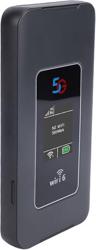 Cuifati Portable 5G WiFi 6 Hotspot Ultra Fast 2.77Gbps Download 1.25Gbps Upload Supports 32 Devices Simultaneously with 8000mAh Battery IP67 Rugged Design for Travel Home Office in Saudi Arabia