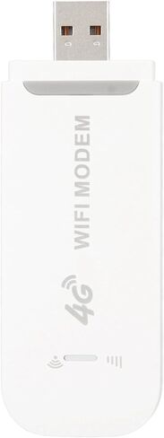 Focket Portable 4G Router, 4G LTE USB WiFi Modem Cordless Network Adapter with SIM Card Slot for Travel Business Outdoor in Saudi Arabia