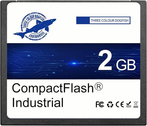 بطاقة ذاكرة فلاش مدمجة من Dogfish سعة 2 جيجابايت 5 عبوات من بطاقة CF الصناعية من النوع الأول FAT16 للمعدات الصناعية والكاميرات الرقمية القديمة in Saudi Arabia