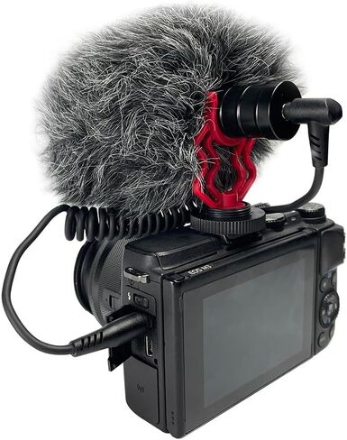 ميكروفون كاميرا للهواتف الذكية DSLR وiPhone وAndroid - متوافق مع كاميرات Canon EOS وNikon وSony - ميكروفون فيديو احترافي in Saudi Arabia