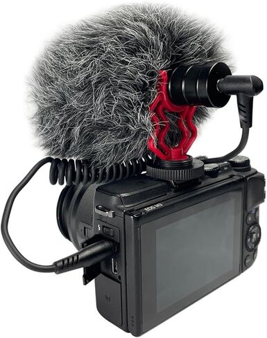 ميكروفون كاميرا للهواتف الذكية DSLR وiPhone وAndroid - متوافق مع كاميرات Canon EOS وNikon وSony - ميكروفون فيديو احترافي in Saudi Arabia