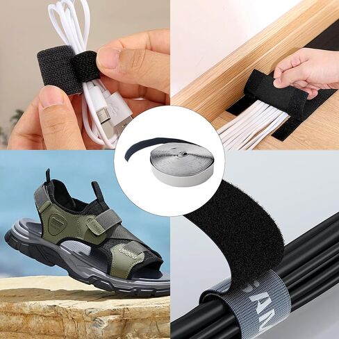 pson 0.78 Inch x 26 Feet Self Adhesive Hook and Loop Tape, Heavy Duty Sticky Back for Home, Office, School, Car, and DIY Projects(White) in Saudi Arabia