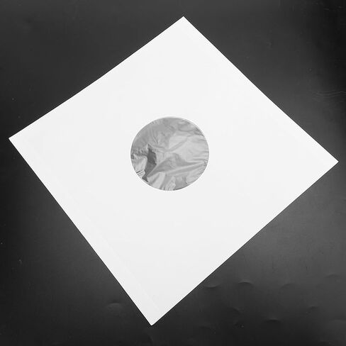 20 PCS 12 Inch White Paper Record Sleeves Anti Static Inner Sleeves for Records Protective Covers with Inner Bag in Saudi Arabia