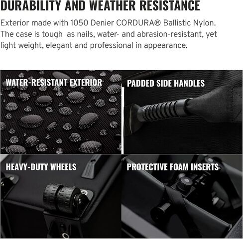 حافظة Tenba Transport Air لجهاز Profoto Pro-10 مع رأسين - أسود (634-809) in Saudi Arabia