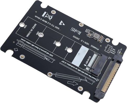 M.2 M Key NVMe to U.2 SFF 8639 SSD Adapter Efficient 64Gbps Converter, Enhanced Stability for Professional PC Builders in Saudi Arabia