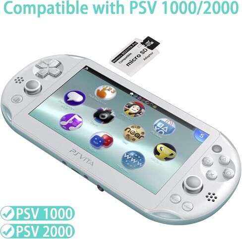 محول بطاقة الذاكرة SD2Vita لجهاز PS Vita، محول Micro SD متوافق مع PSV 1000/2000 in Kuwait