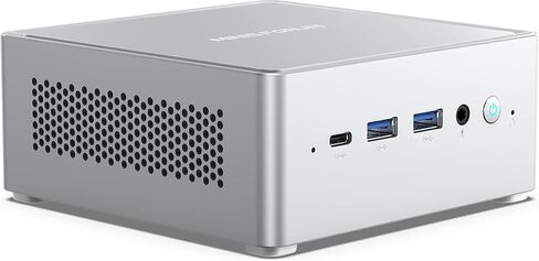 MINISFORUM Mini PC M1 Plus,Intel Core i5-12600H (12C/16T, 4.5GHz), 16GB DDR5 RAM, 512GB SSD, Triple 4K Display (HDMI/DP/USB 4.0), Dual 2.5GbE Port, WiFi 6E, Compact Desktop Computer in Saudi Arabia