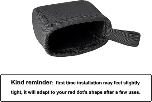 Romeo5 Lens Cover Black Neoprene Dust Protector Universal Fit for Sig Sauer Romeo 5 & Similar-Sized Red Dot Sight Scope Optics in Saudi Arabia