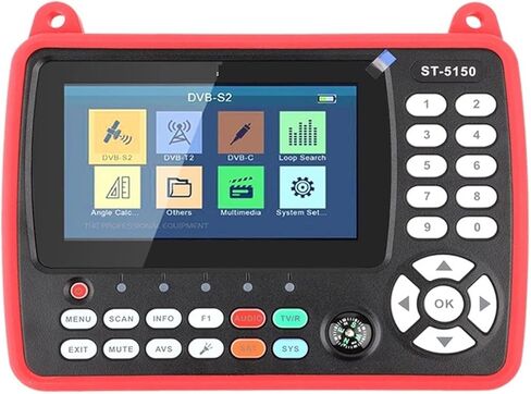 الرقمية إشارة الأقمار الصناعية متر الأصلي ST-5150 DVB-S2/T2/C كومبو HD الأقمار الصناعية مكتشف متر H.265 MPEG-2/MPEG-4 أفضل WS-6980 6933 6916 in Kuwait