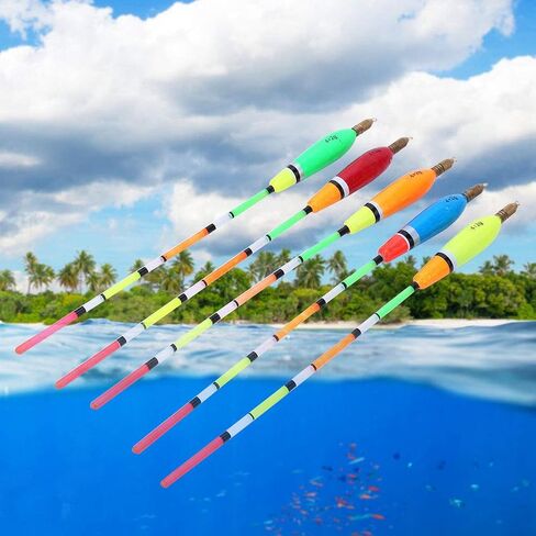 Balsa Wood Fishing Float Bobber for Angling with High Visibility Tail, Eco-Friendly Coating(4+2g) in Saudi Arabia
