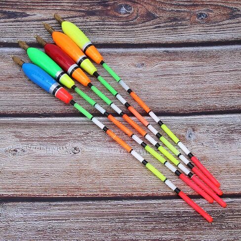 Balsa Wood Fishing Float Bobber for Angling with High Visibility Tail, Eco-Friendly Coating(4+2g) in Saudi Arabia