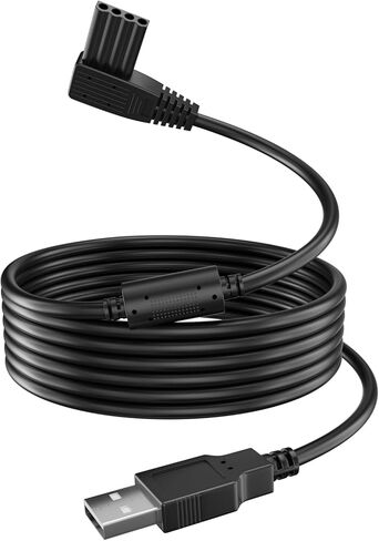 Sigely USB Power Supply Cord Compatible with Moog Zevex Enteralite Infinity Pump Power Charging Cable (Black) in Saudi Arabia