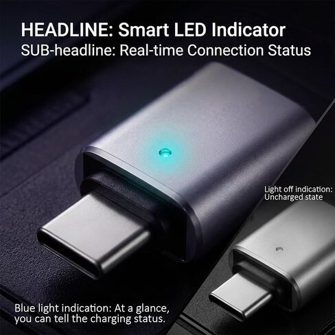 Skrfren 4 قطع من النوع C أنثى إلى ذكر محول شاحن USB C ذكر إلى USB 3.0 أنثى محول محول للشحن ونقل البيانات (فضي) in Saudi Arabia