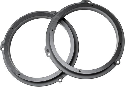 6.5 Door Speaker Adapter,Car Front Rear Speaker Spacer Ring Solid Mounting Bracket Kit Compatible with Ford Focus Fusion Fiesta Mustang Transit Edge Mondeo-MK4 2013-2020 in Saudi Arabia