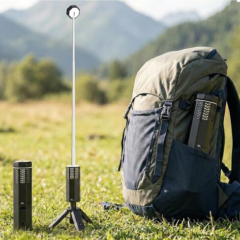 Rechargeable 20000mAh Camping Light, Telescopic Camping Lights, Collapsible Magnetic Camping Lantern with Stand IPX6 Waterproof Flashlights, Camping Lamp for Emergency, Hiking in Saudi Arabia