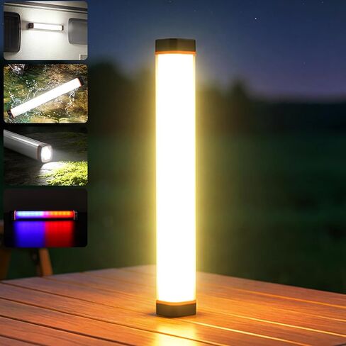 فانوس تخييم LED قابل لإعادة الشحن، بنك طاقة 6000 مللي أمبير في الساعة، أضواء تخييم مغناطيسية مع 6 أوضاع، مصباح يدوي محمول، أضواء خيمة مقاومة للماء IP65 للتخييم والمشي لمسافات طويلة والإعصار في حالات الطوارئ in Kuwait