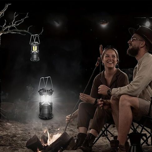 Portable LED Flashlight Super Bright Camping Lantern, Collapsible Emergency Flashlight for Outdoor Camping Hiking Power Outage, Battery Powered in Saudi Arabia