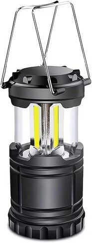 Portable LED Flashlight Super Bright Camping Lantern, Collapsible Emergency Flashlight for Outdoor Camping Hiking Power Outage, Battery Powered in Saudi Arabia