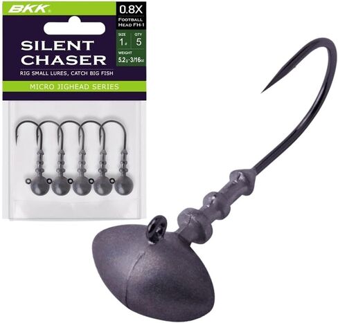 BKK Lures A-EA-2031 Silent Chaser - Football-Head - 1/2oz - 2/0, 4-Pack in Saudi Arabia