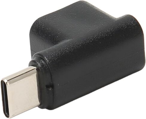 محول USB C 3.1 بزاوية يمنى 1 إلى 2 | نقل بيانات بسرعة 10 جيجابت في الثانية، شحن PD بقوة 100 وات، منافذ أنثى مزدوجة لفيديو وألعاب 4K@60 هرتز، متوافق مع أجهزة الكمبيوتر المحمولة والهواتف الذكية in Saudi Arabia
