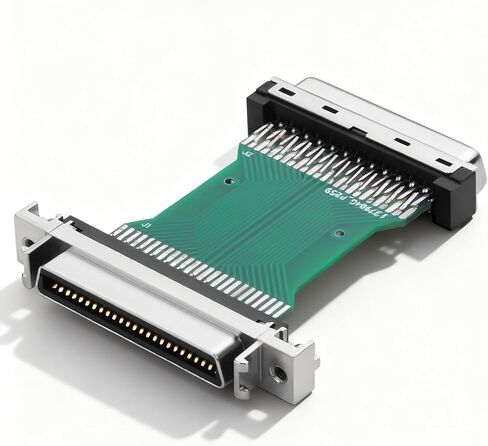 CERRXIAN HPCN50 50 Pin Male to Female SCSI Centronics Mini Adapter Connector in Saudi Arabia