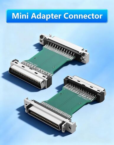 CERRXIAN HPCN50 50 Pin Male to Female SCSI Centronics Mini Adapter Connector in Saudi Arabia