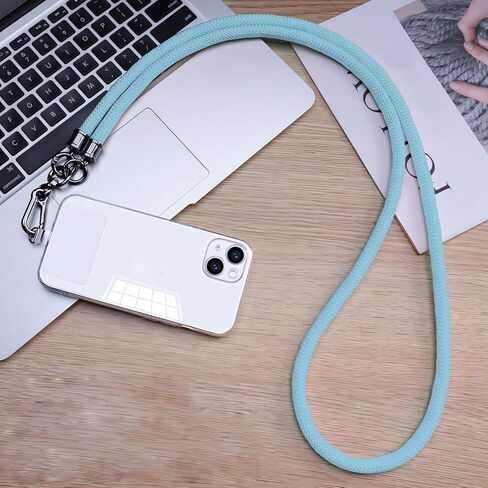 Phone Lanyard Crossbody, Adjustable Neck Strap Universal Crossbody Lanyard with Tether Tabs Metal Buckles for Women and Men in Saudi Arabia