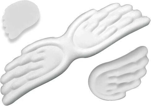 مسند معصم Angel Wing، مسند معصم مريح من إسفنج الذاكرة لمجموعة ماوس لوحة مفاتيح الكمبيوتر، وسادة لوحة مفاتيح لطيفة للألعاب ودعم اليد in Kuwait