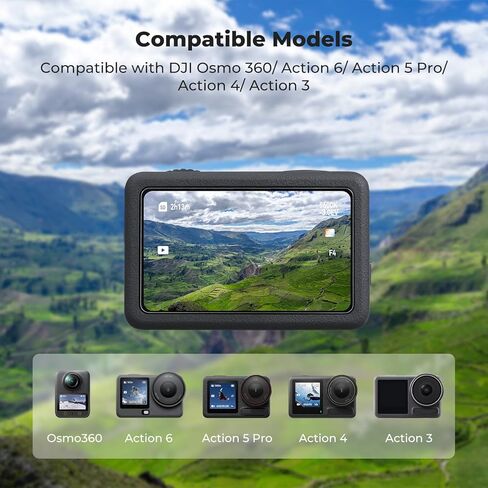 بطارية K&F CONCEPT OSMO Action 6، شاحن بطارية OSMO Action 5 Pro مكون من 3 عبوات متوافق مع كاميرات DJI OSMO 360، Action 5 Pro، Action 6، Action 4، Action 3 in Saudi Arabia