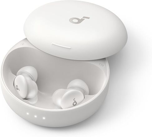 Soundcore Sleep A30 من Anker Sleep Earbuds، سماعات الرأس الذكية النشطة لإلغاء الضوضاء أثناء النوم، نظام إخفاء الشخير التكيفي، راحة فائقة للنوم الجانبي، وقت تشغيل 45 ساعة (متجدد) in Kuwait