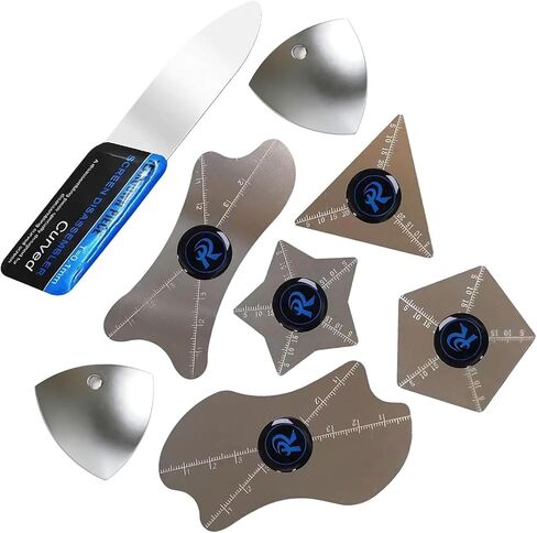 8PCS Ultra Thin 0.1mm Flexible Metal Spudger Tool | Curved Screen Pry Opener for Mobile Phones, Tablets, Laptop Repair | Professional Disassemble & Screen Separating Tool in Saudi Arabia