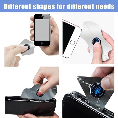 8PCS Ultra Thin 0.1mm Flexible Metal Spudger Tool | Curved Screen Pry Opener for Mobile Phones, Tablets, Laptop Repair | Professional Disassemble & Screen Separating Tool in Saudi Arabia