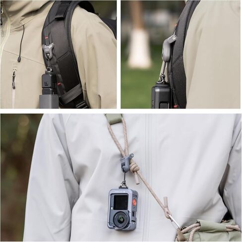 PGYTECH DIY Quick Connect Adapter, UHMWPE Cord with 60kg Load Capacity, 20x4mm Strap Slot for Closed-Loop Webbing, Quick Release Adapter for Camera Strap/Sling Bag/Outdoor Backpack/DIY Wrist Strap in Saudi Arabia