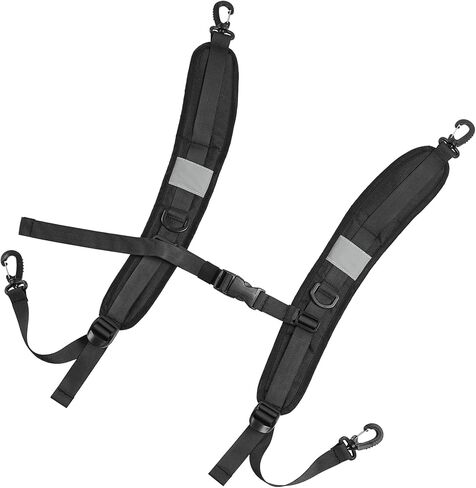 Adjustable Backpack Straps, Backpack Replacement Shoulder Padded Strap with Plastic Clips for Backpack Dry Bag Camping Sprayer Multi-Purpose Use in Saudi Arabia