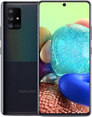 Samsung Galaxy A71 5G, 128GB + 6GB RAM, Prism Cube Black - Unlocked (GSM Only) (Renewed) in Saudi Arabia