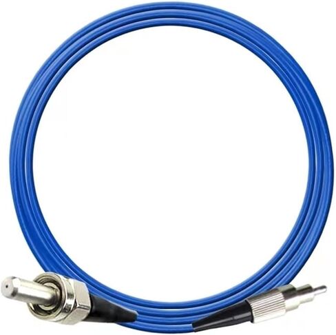 SMA905 Quartz Fiber Optical Jumper 600um 0.37NA 400-2500nm VIS-IR FC SC Energy Spectrometer Medical Detection Test Coupling(SMA-SMA Stainless 5m) in Saudi Arabia