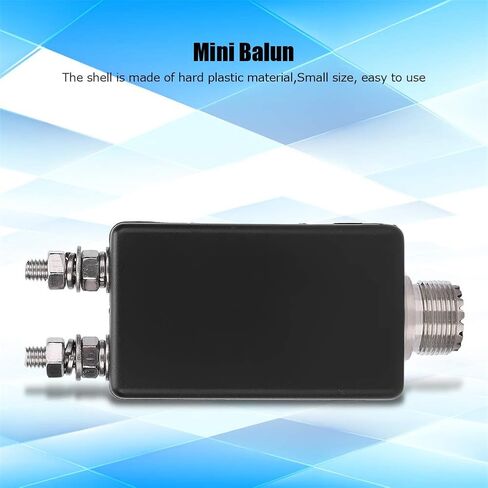 Walfront 1 x 1:1 Mini Balun, Balun QRP Sitable for Outdoor Setting and QRP Use, Small Size and Easy to Disassemble, Plastic Shell in Kuwait