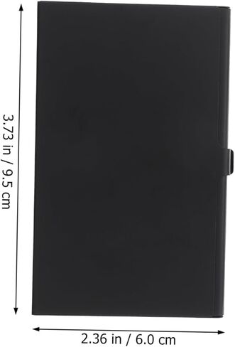 2pcs Portable Memory Card Storage Case for Secure Cards, Shockproof and Waterproof Holder, Black Compact Organizer for Photography and Travel Use in Saudi Arabia