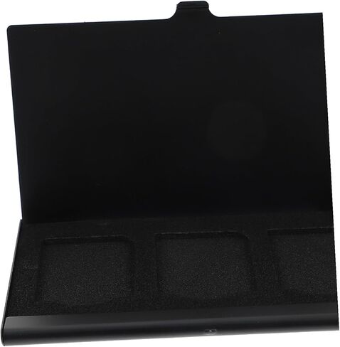 2pcs Portable Memory Card Storage Case for Secure Cards, Shockproof and Waterproof Holder, Black Compact Organizer for Photography and Travel Use in Saudi Arabia
