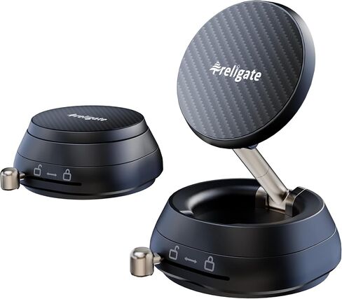 2026 Upgraded Vacuum Magnetic Phone Holder, [108+ LBS] Heavy Duty Suction Cup Car Phone Mount for Dashboard, Gym & Desk, MagSafe Car Mount for iPhone 17 16 15 Pro Max in Saudi Arabia